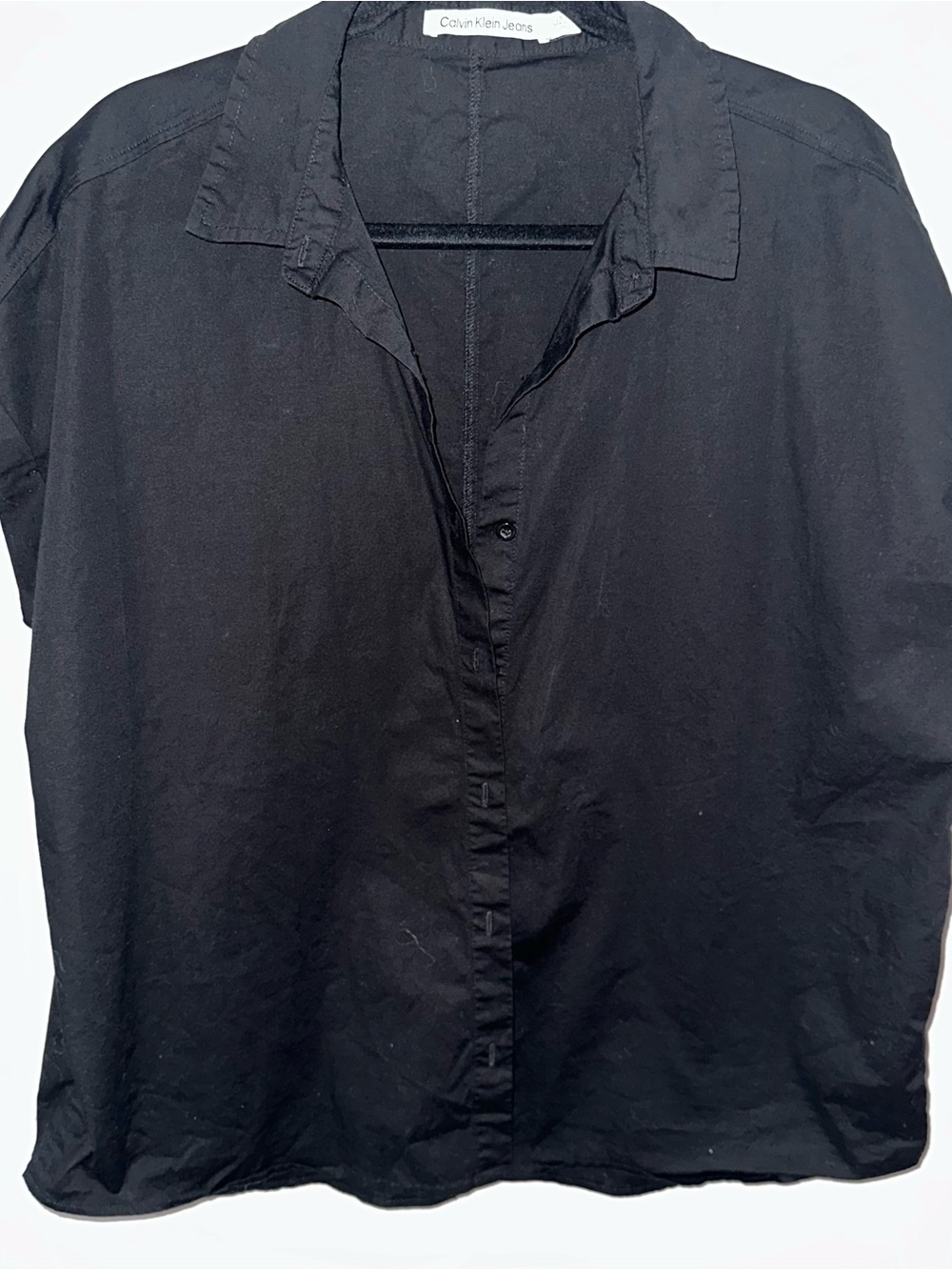 Calvin Klein Jeans Black Women’s Button-Down Shirt